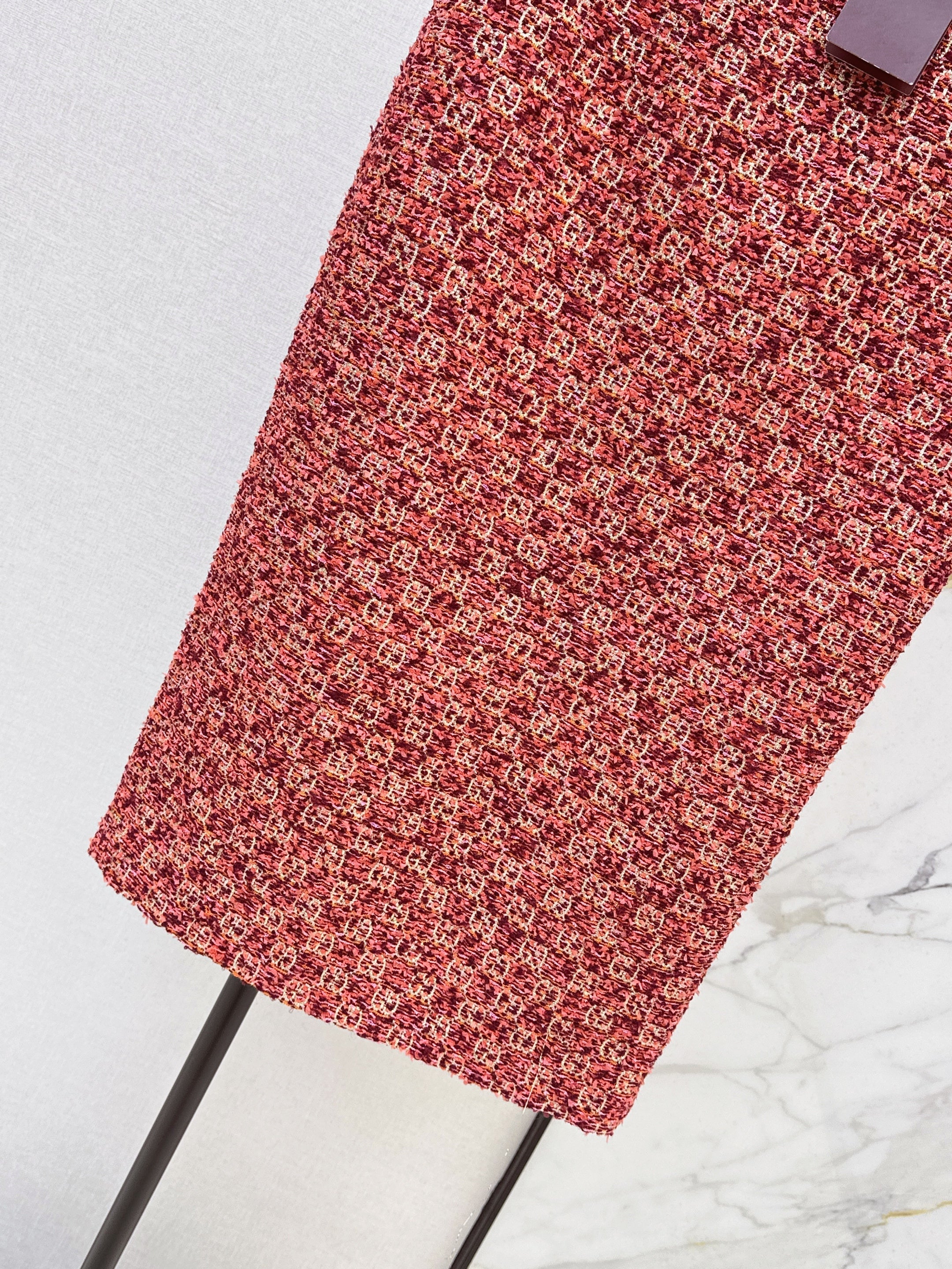 26SS Heavyweight Jacquard Skirt