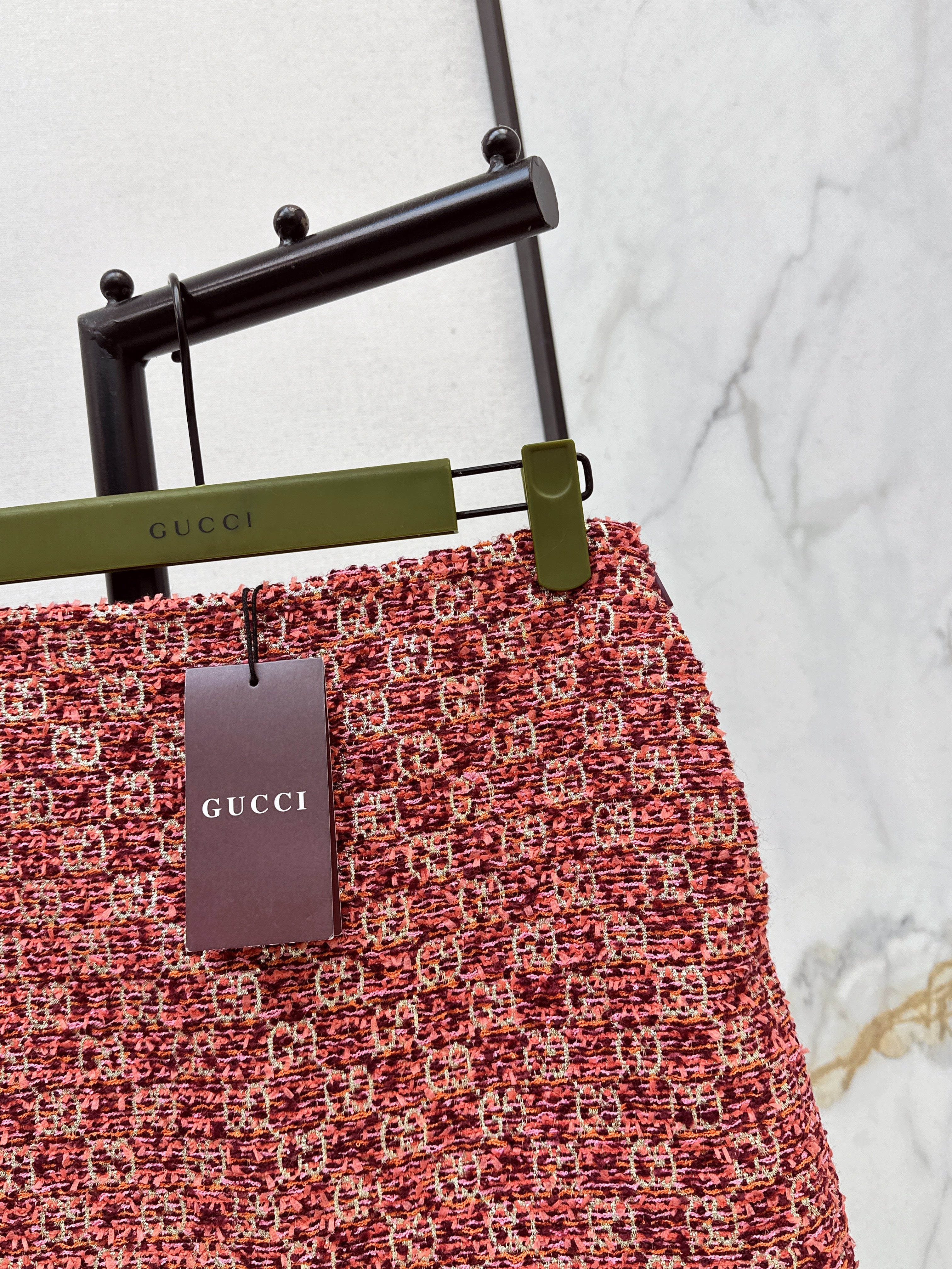 26SS Heavyweight Jacquard Mini Skirt