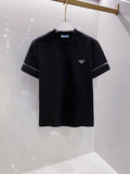 26 Early Spring: Stylish & Versatile Crew-Neck Short-Sleeve Top with Letter Embroidery