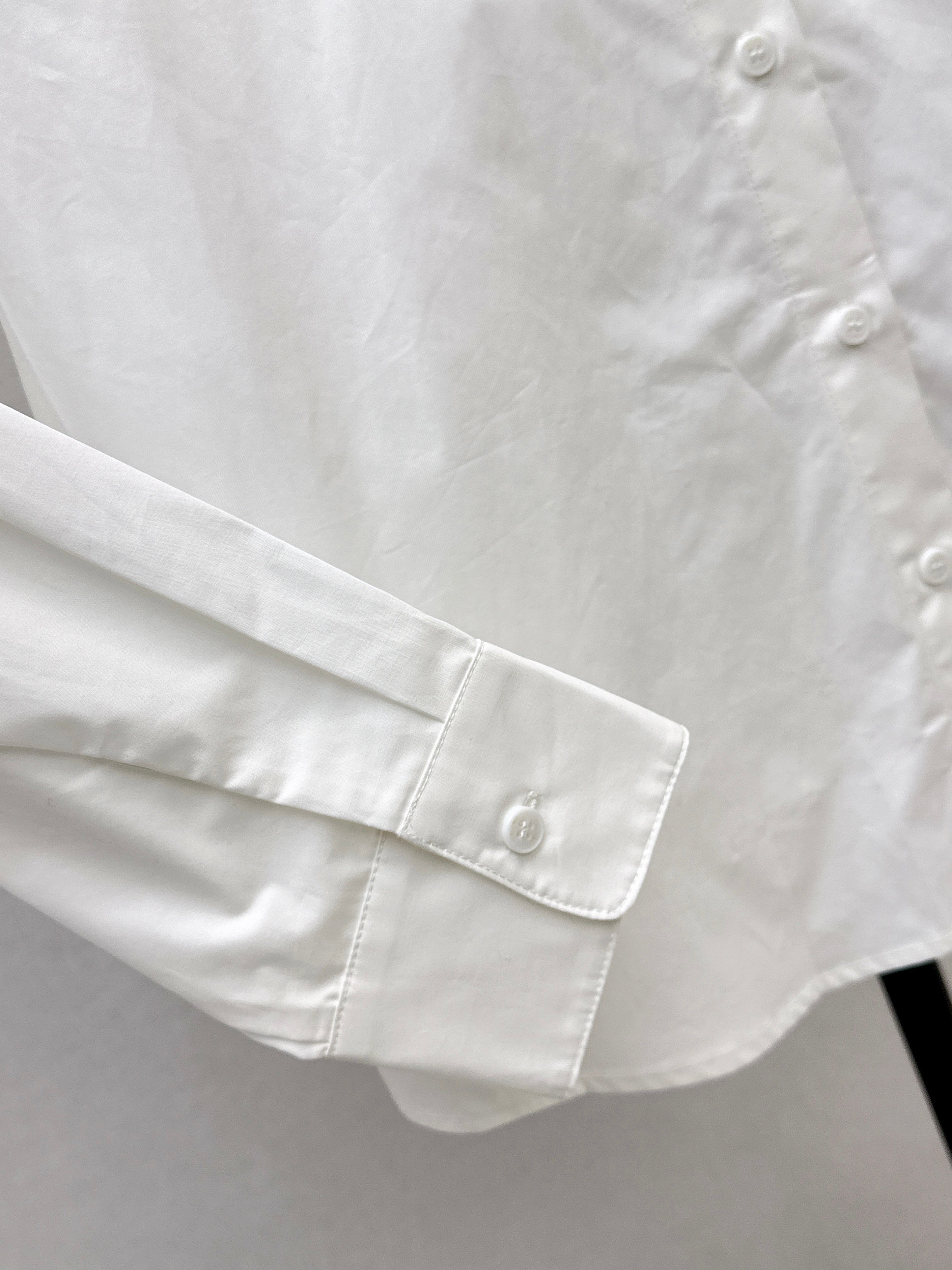 26SS New Carriage-Embroidered Shirt