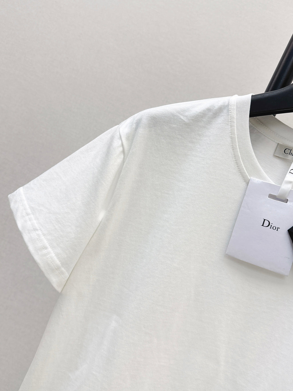 26SS Short-Sleeve T-Shirt with 3D Bow Embellishment