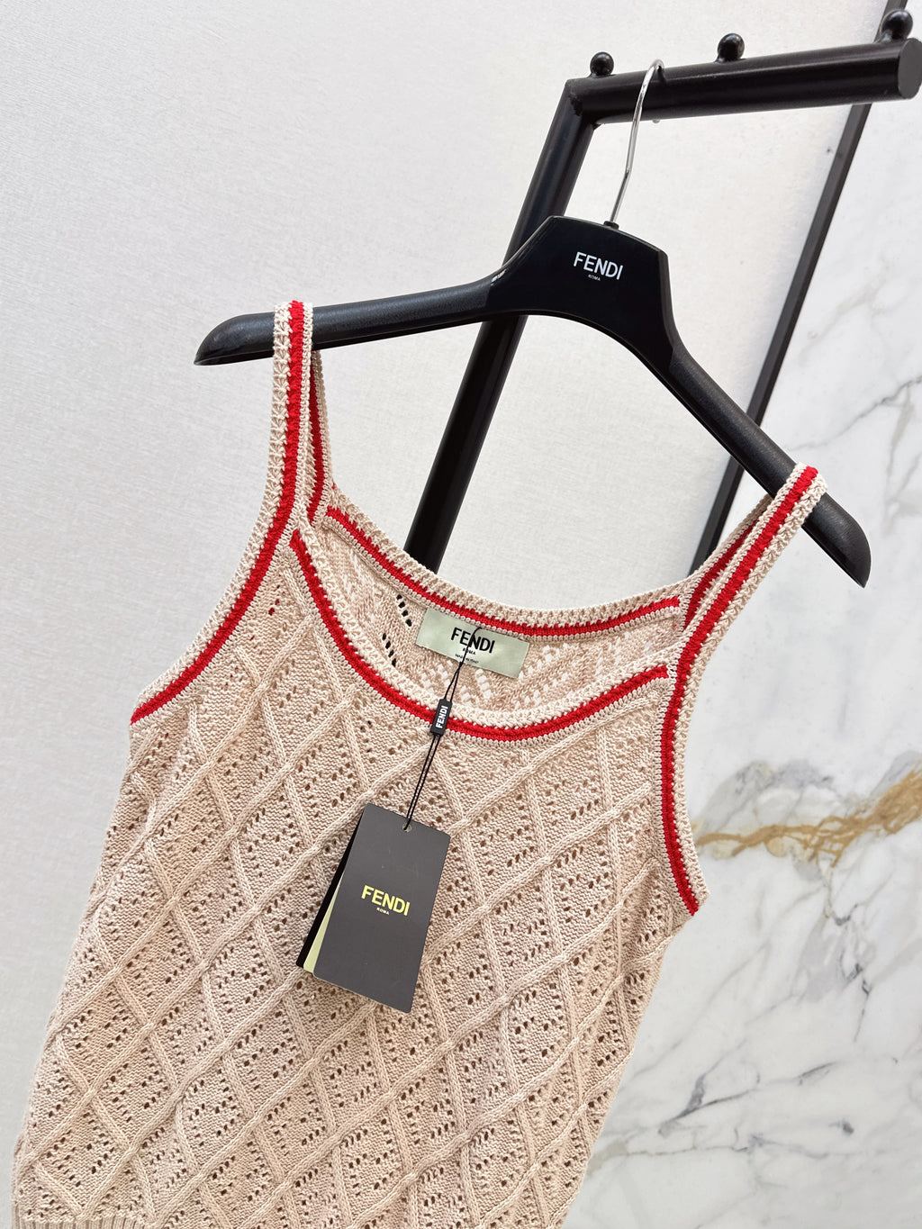 26SS Spring/Summer 3D Jacquard Decorated Camisole