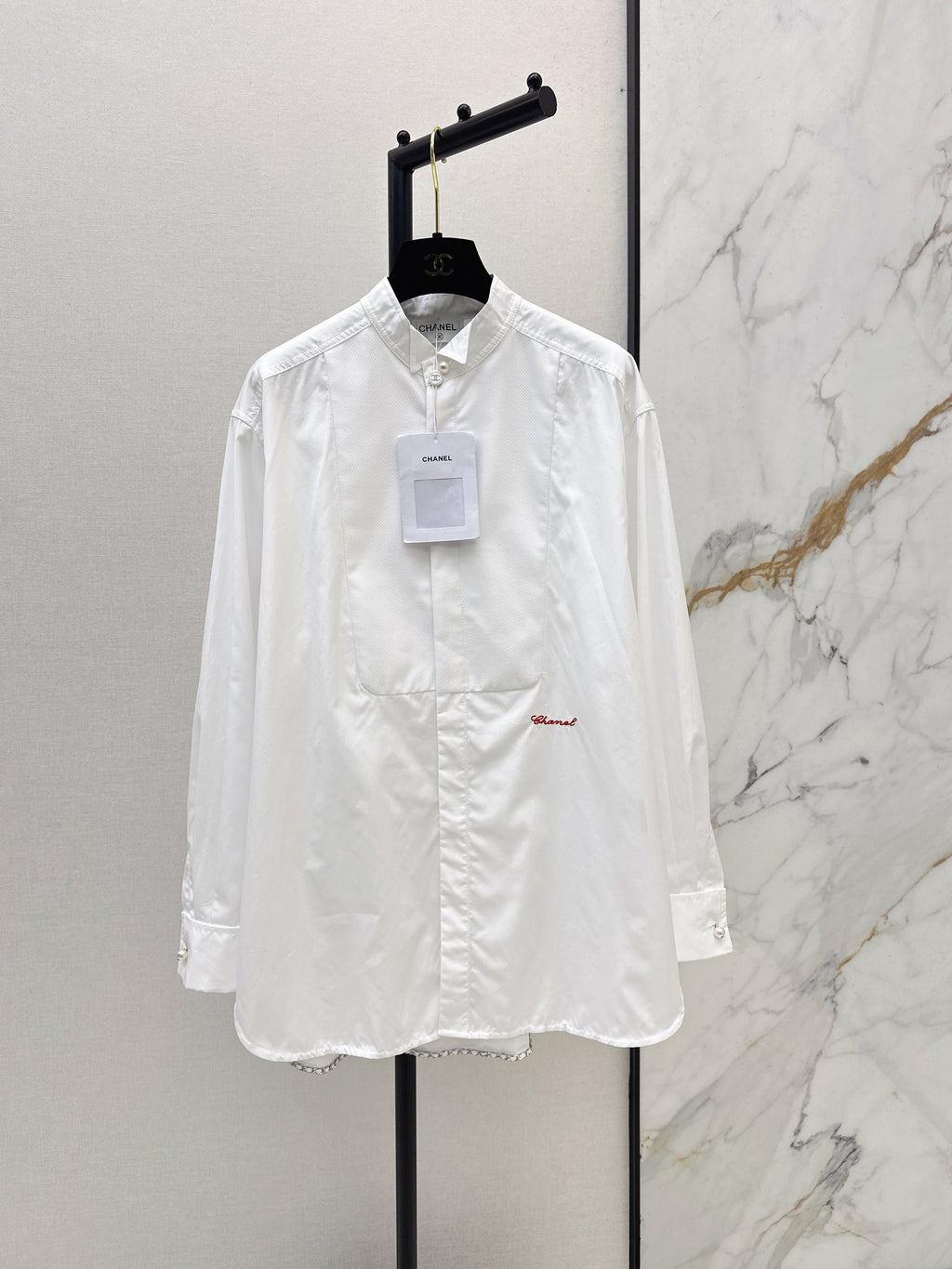 26SS New French Pearl Button Shirt