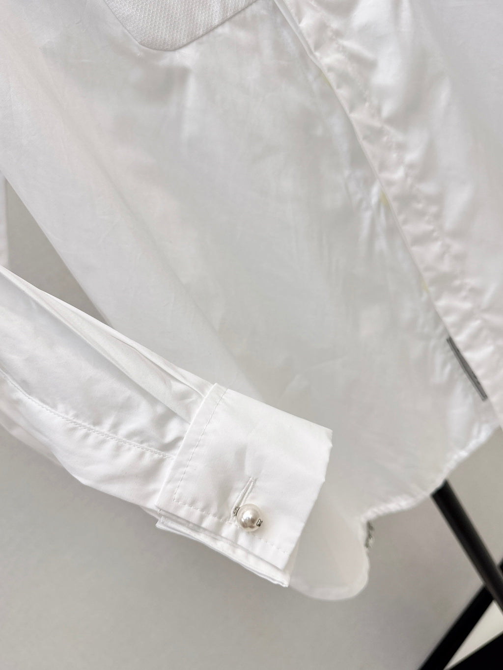 26SS New French Pearl Button Shirt
