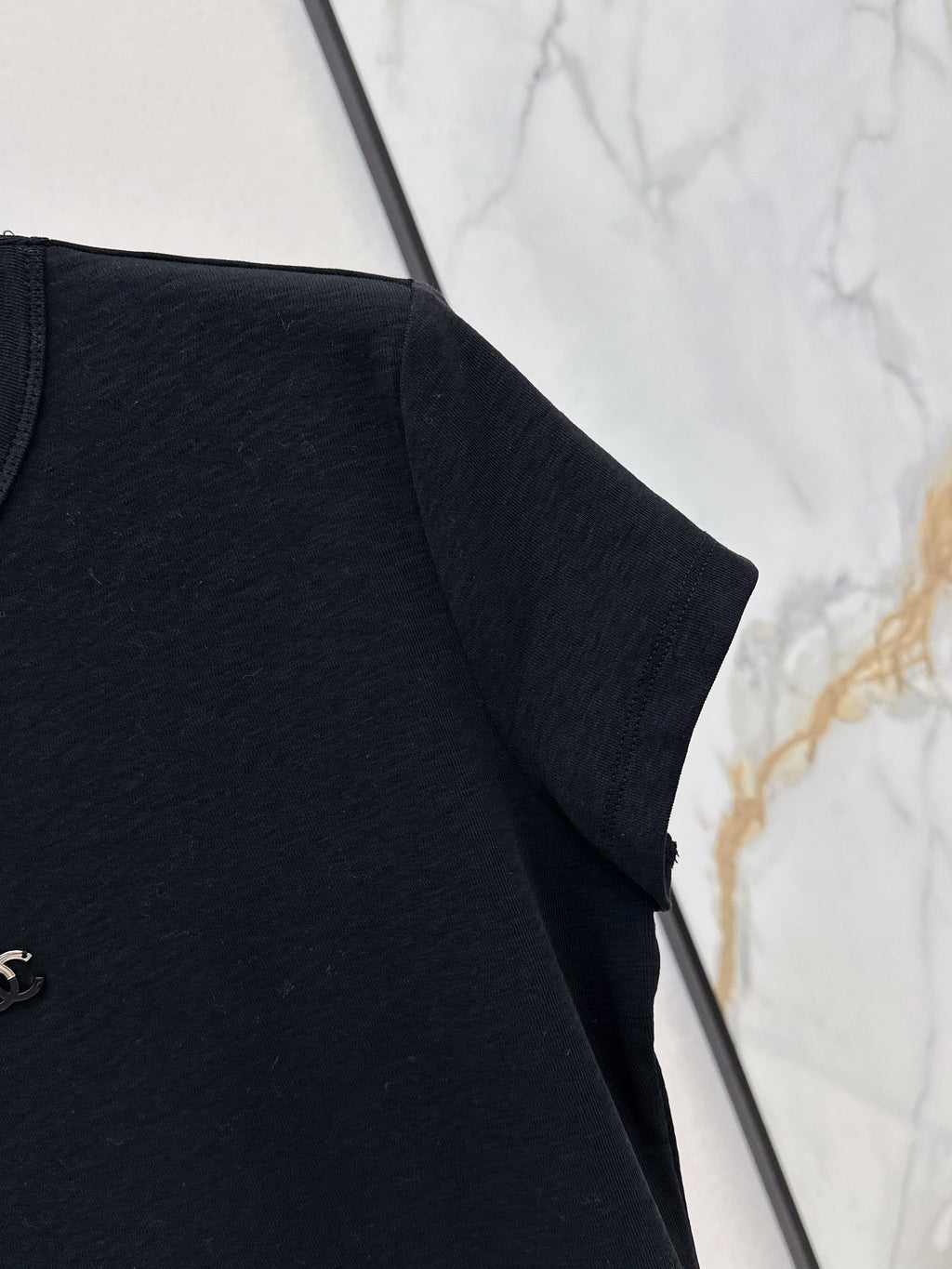 26SS NEW Slim Fit T-Shirt with Metal Decoration