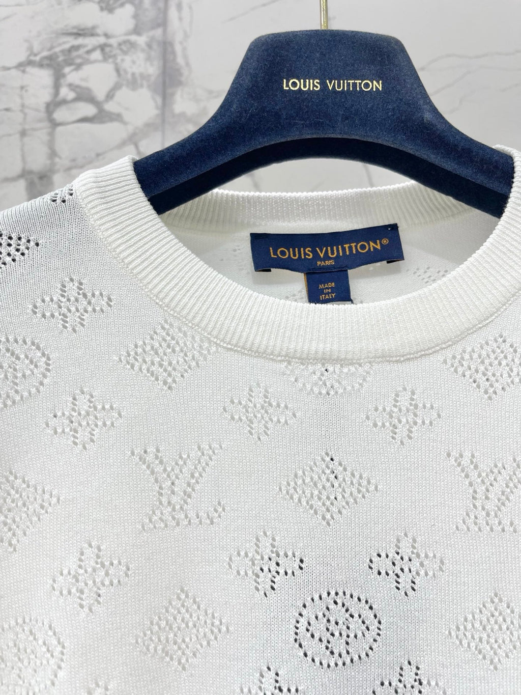 26SS NEW Hollow-out Round Neck Knit Short Sleeve
