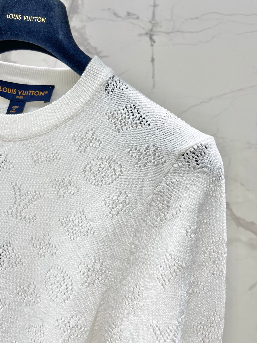 26SS NEW Hollow-out Round Neck Knit Short Sleeve