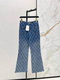 26SS New Diamond Pattern Jeans