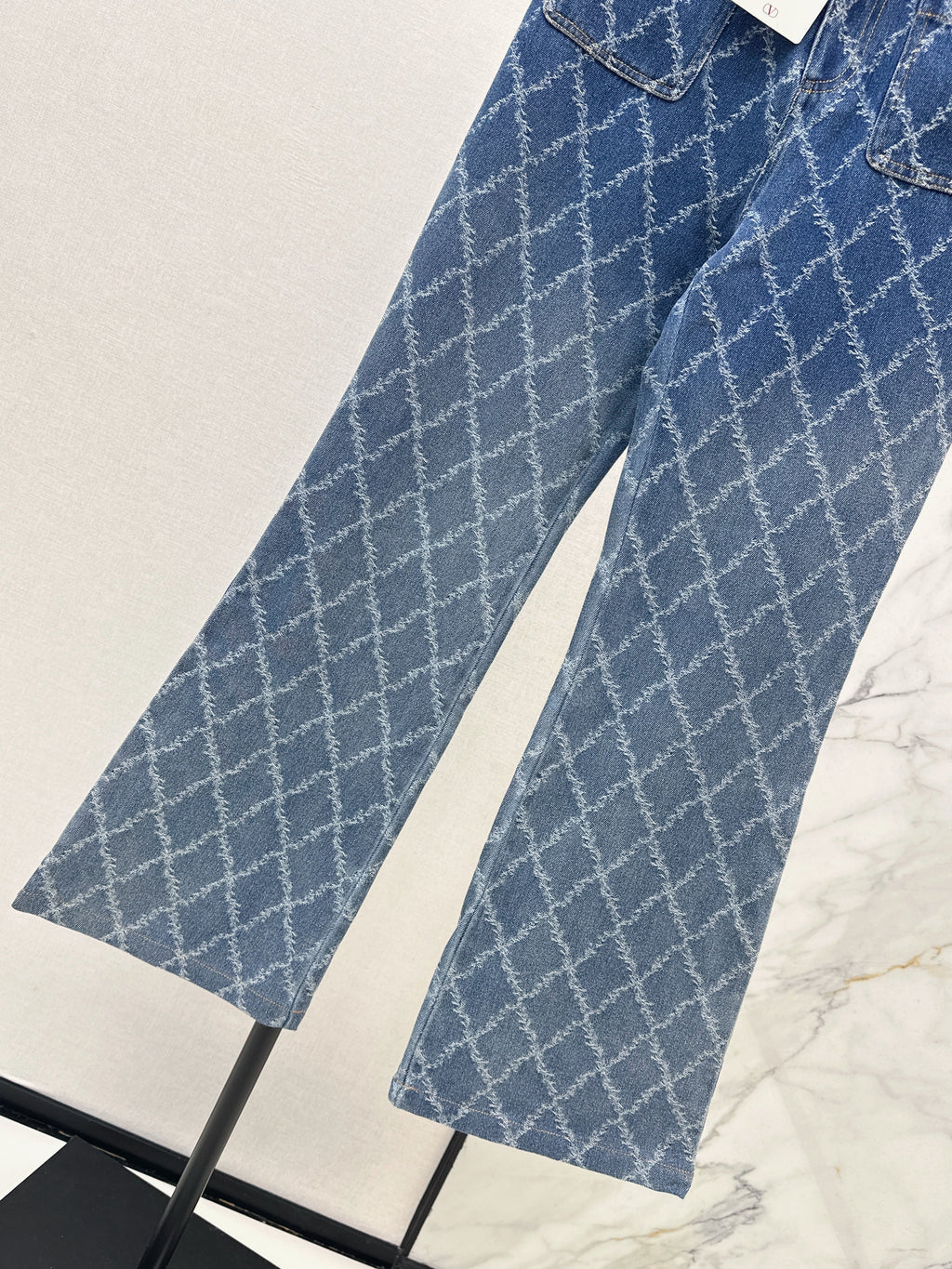 26SS New Diamond Pattern Jeans