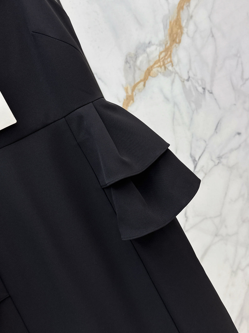 26SS New Elegant Hepburn-Style Black Slip Dress