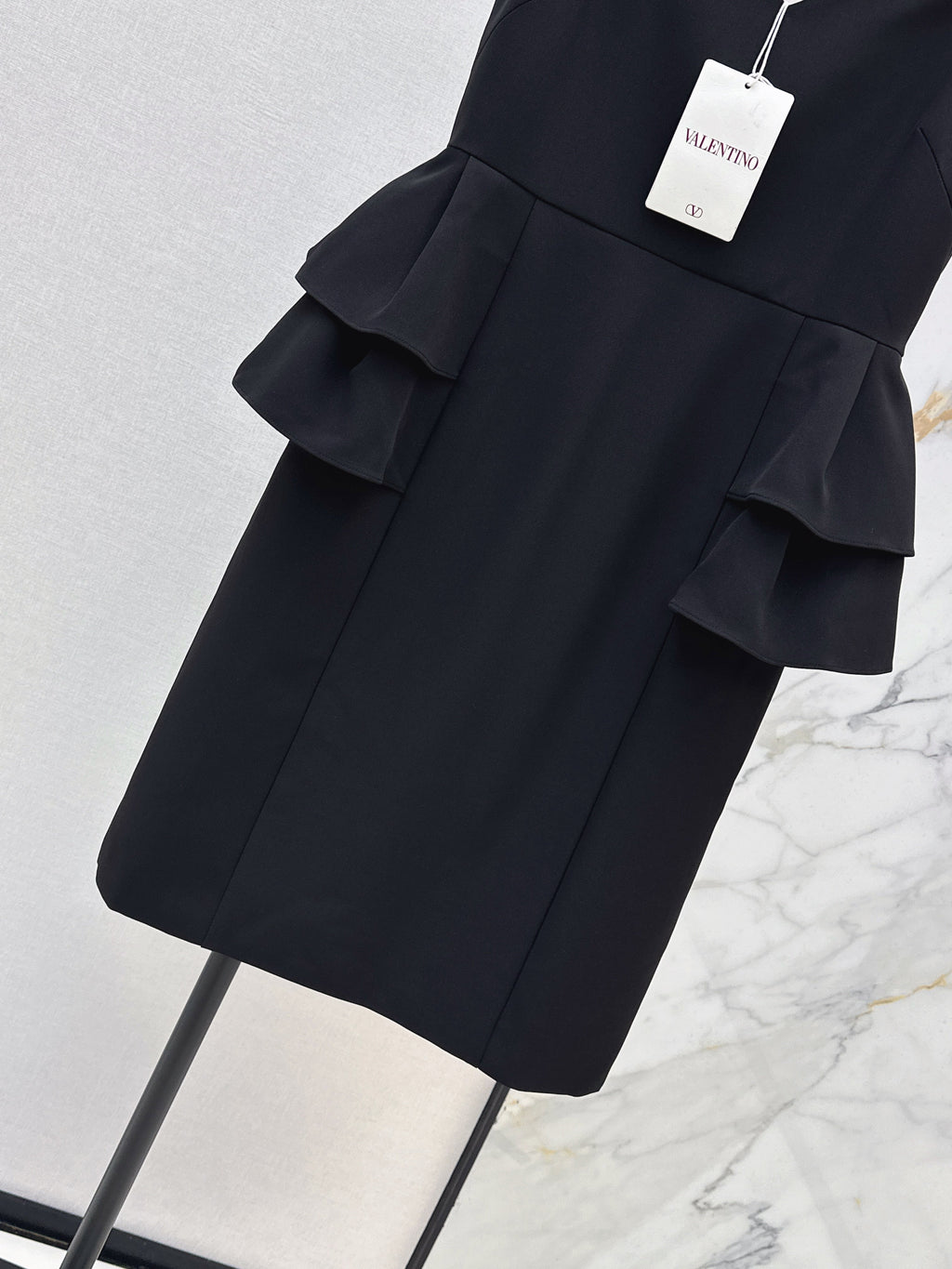 26SS New Elegant Hepburn-Style Black Slip Dress