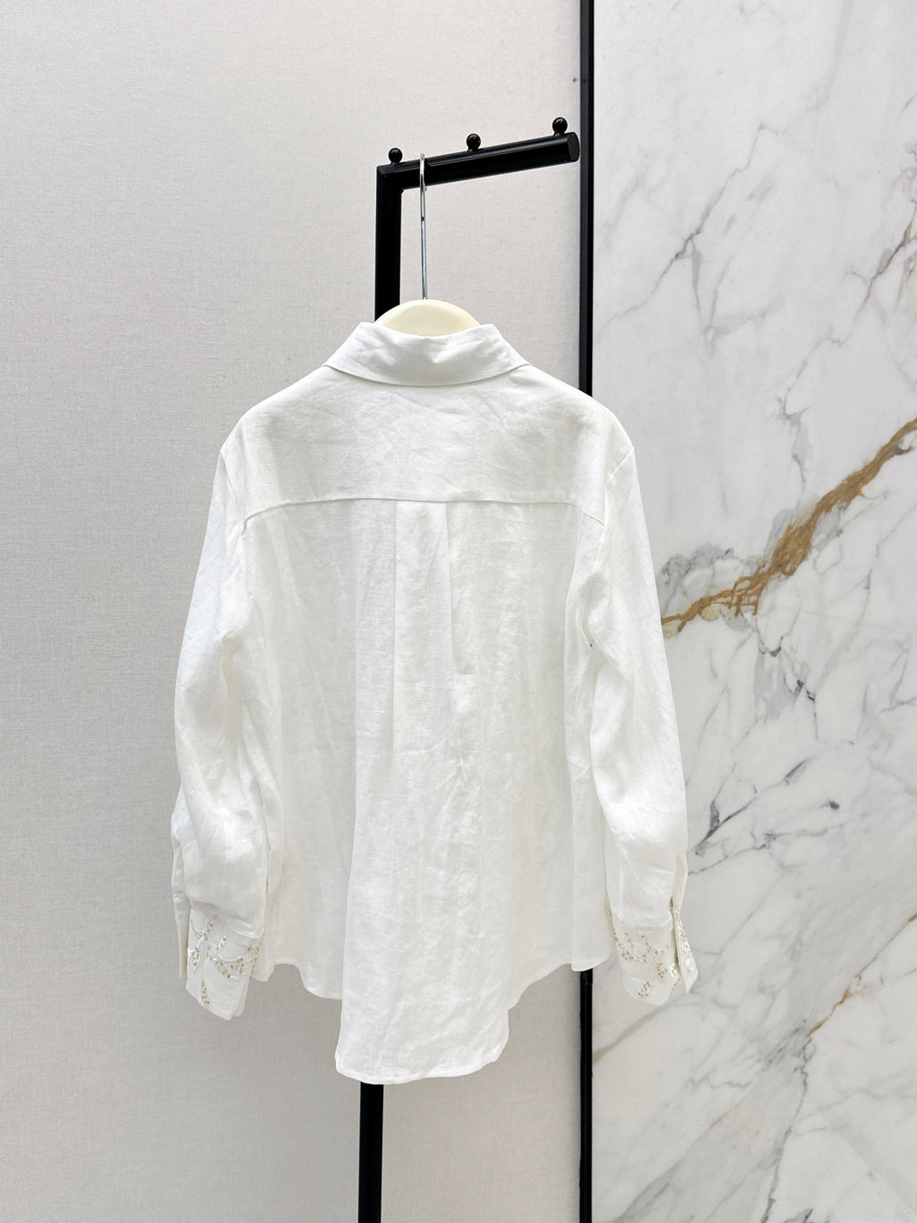 26SS New Heavyweight Embroidered and Beaded Shirt