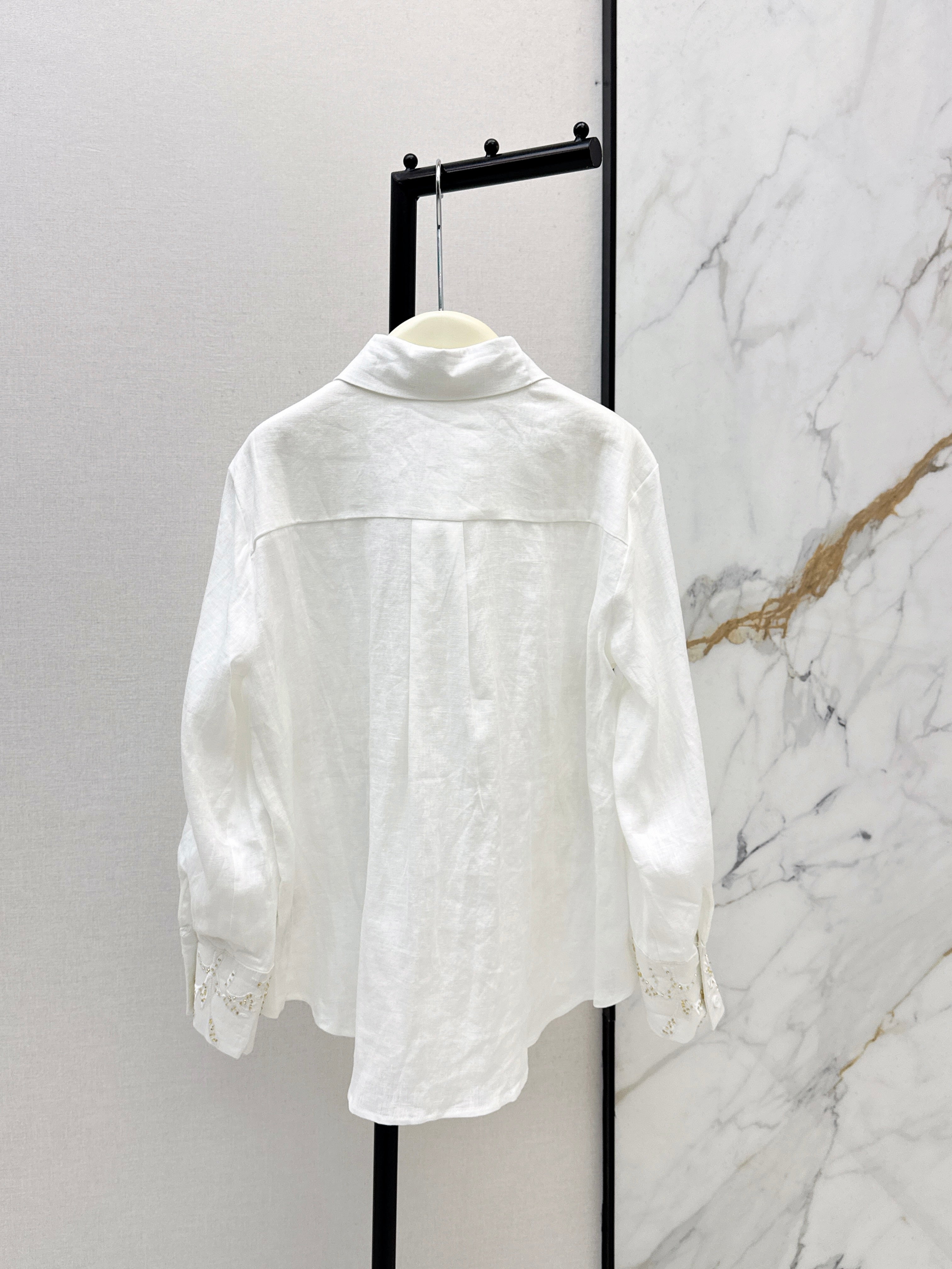26SS New Heavyweight Embroidered and Beaded Shirt