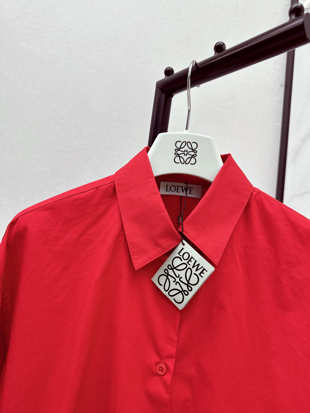 26SS New Embroidered Short Shirt