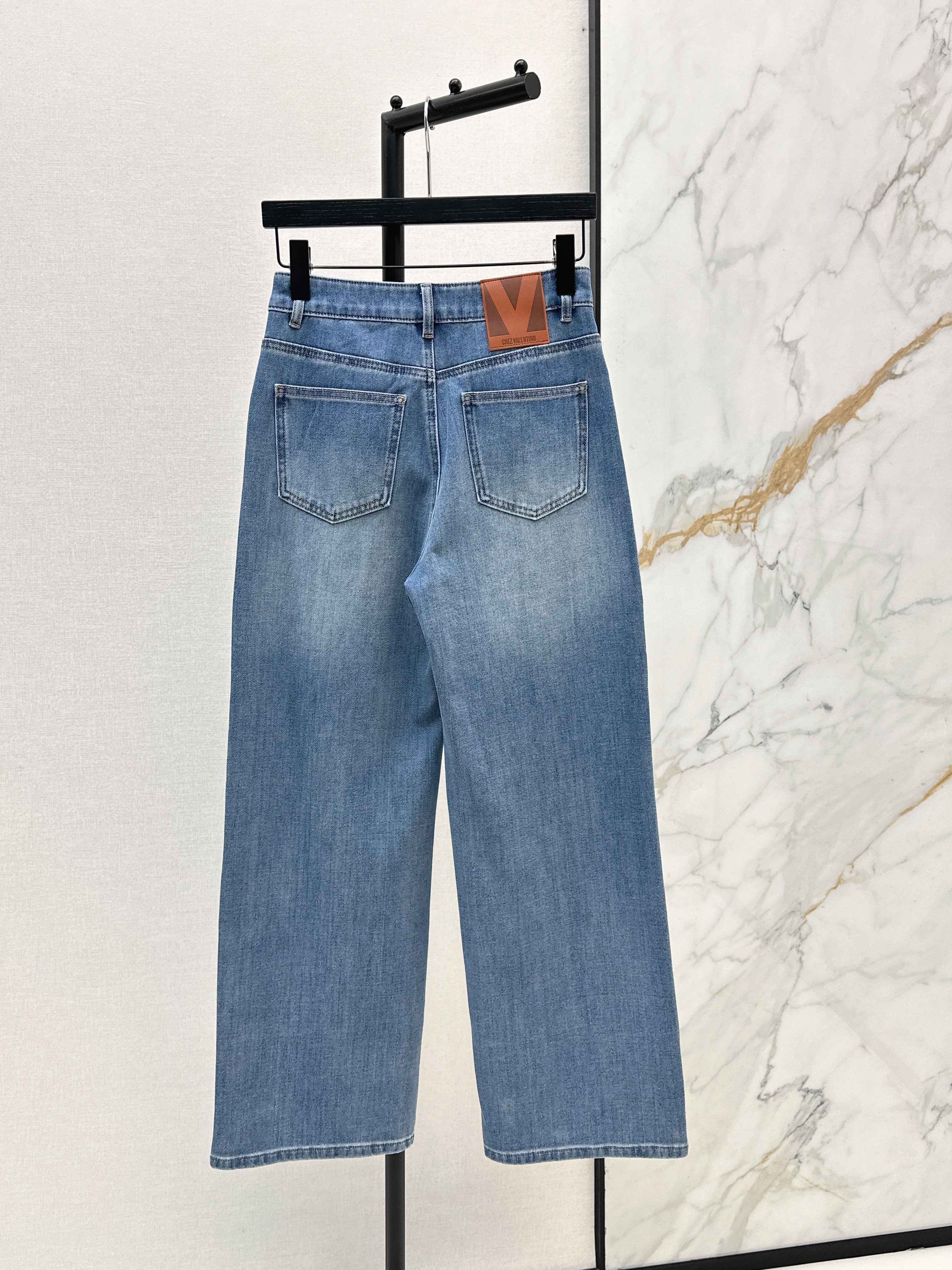 26SS New High-Waisted Wide-Leg Jeans