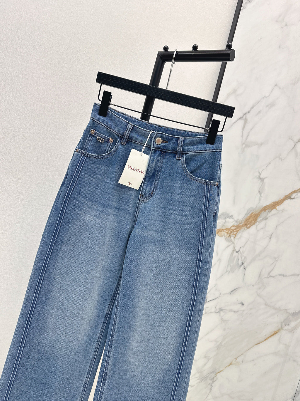 26SS New High-Waisted Wide-Leg Jeans