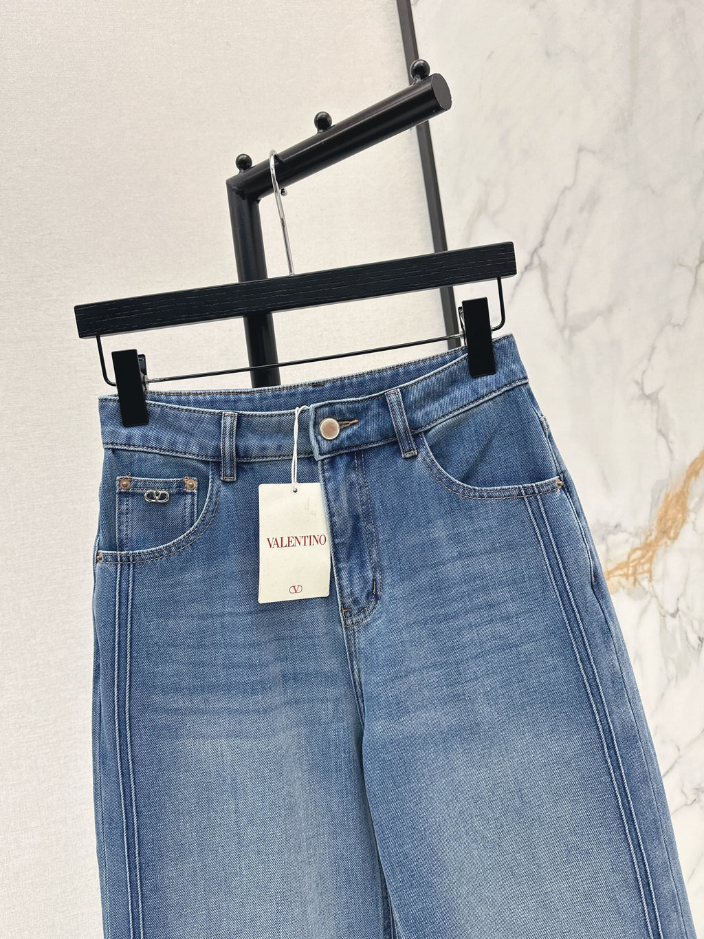 26SS New High-Waisted Wide-Leg Jeans