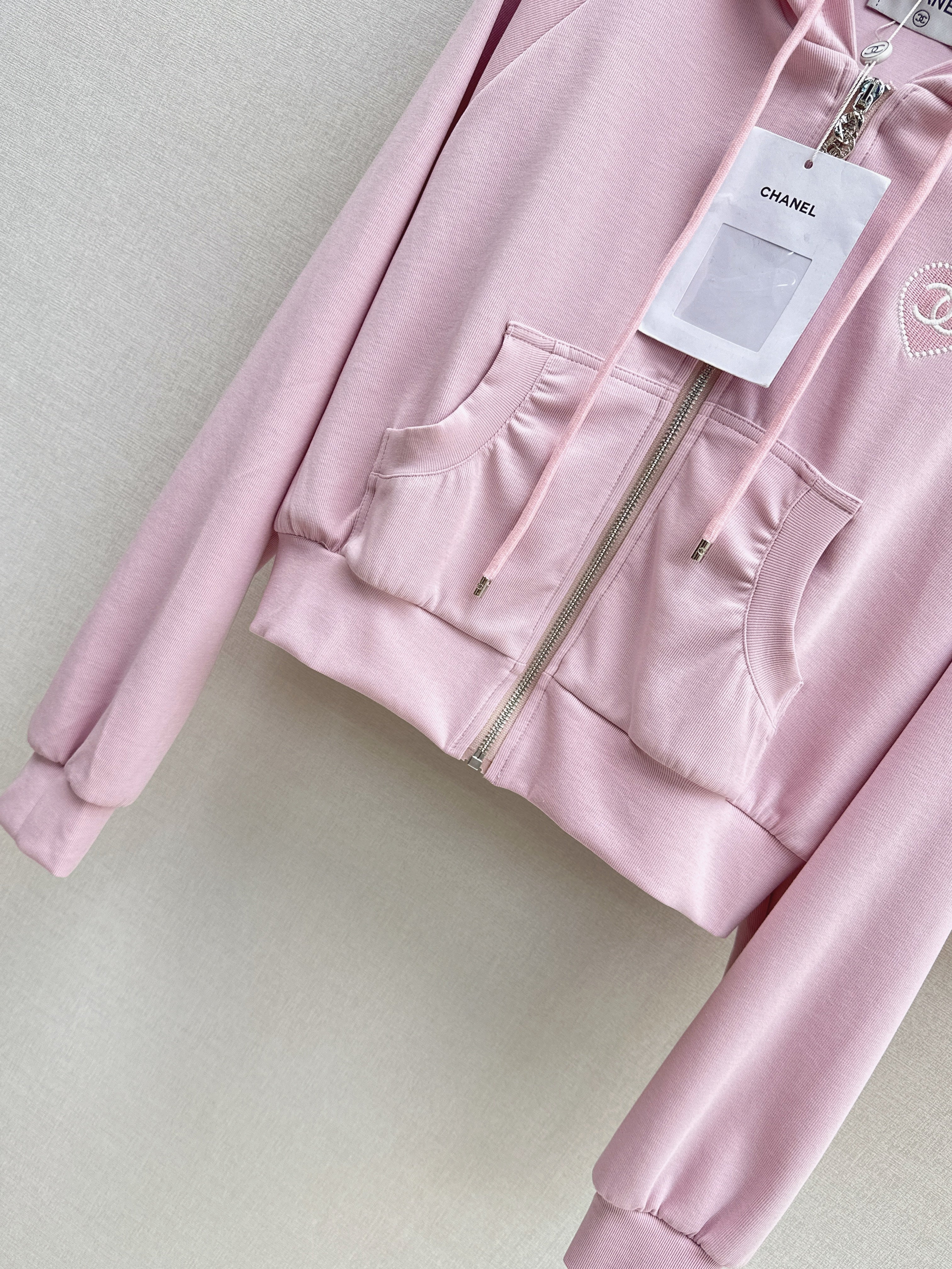 26SS Hooded Casual Jacket + Elastic-Waist Shorts