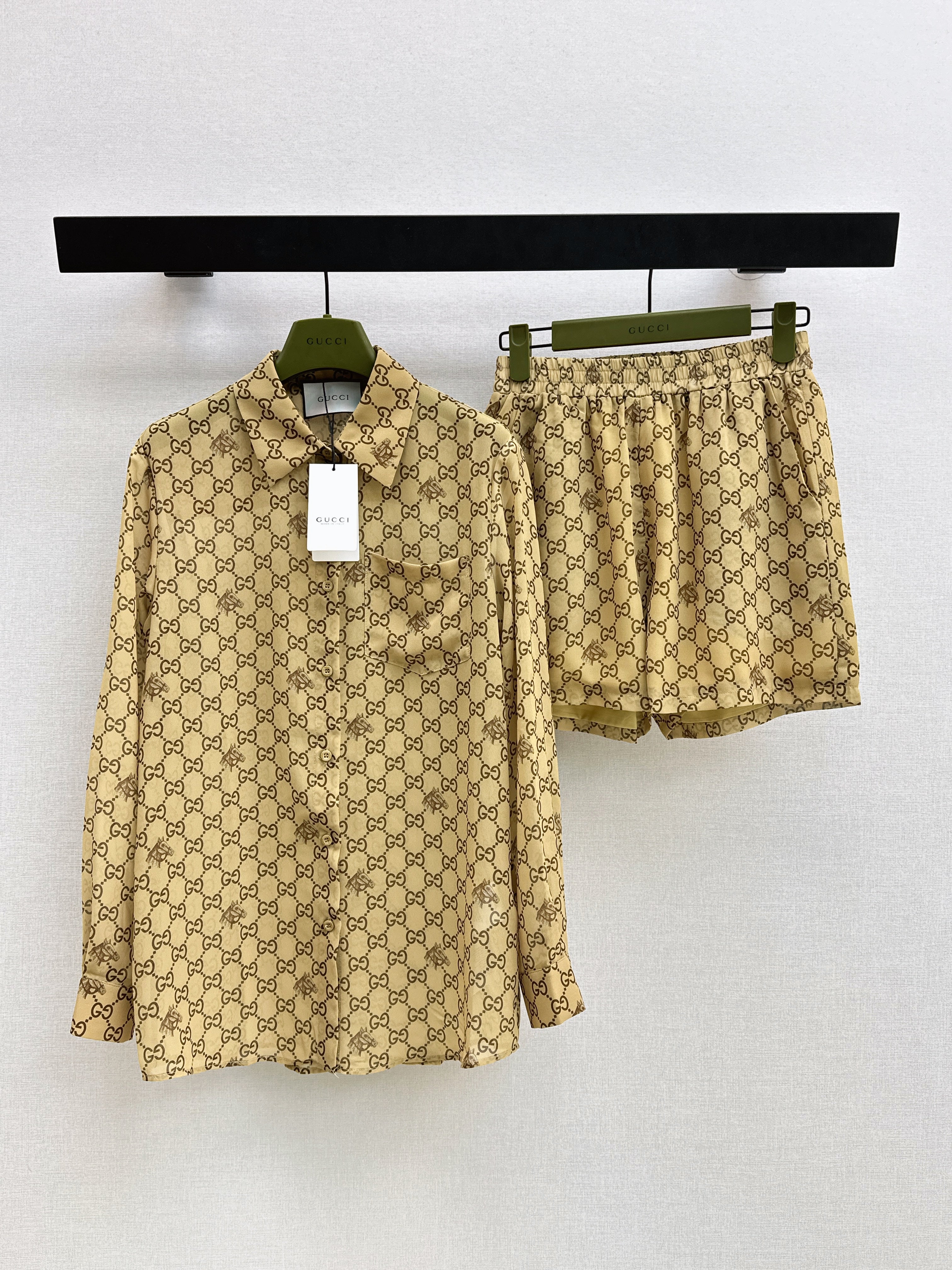 26SS Classic Pattern Casual Set