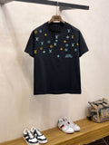 Spring/Summer Printed Short-Sleeve Top