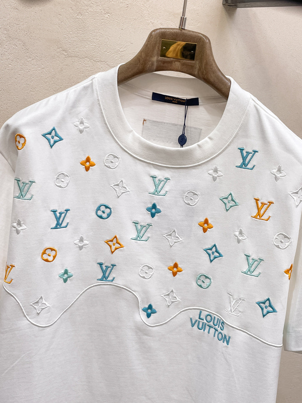 Spring/Summer Printed Short-Sleeve Top