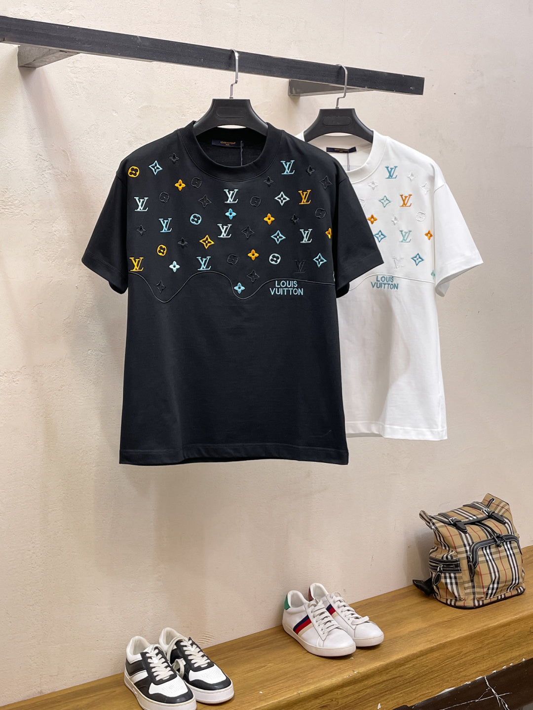 Spring/Summer Printed Short-Sleeve Top