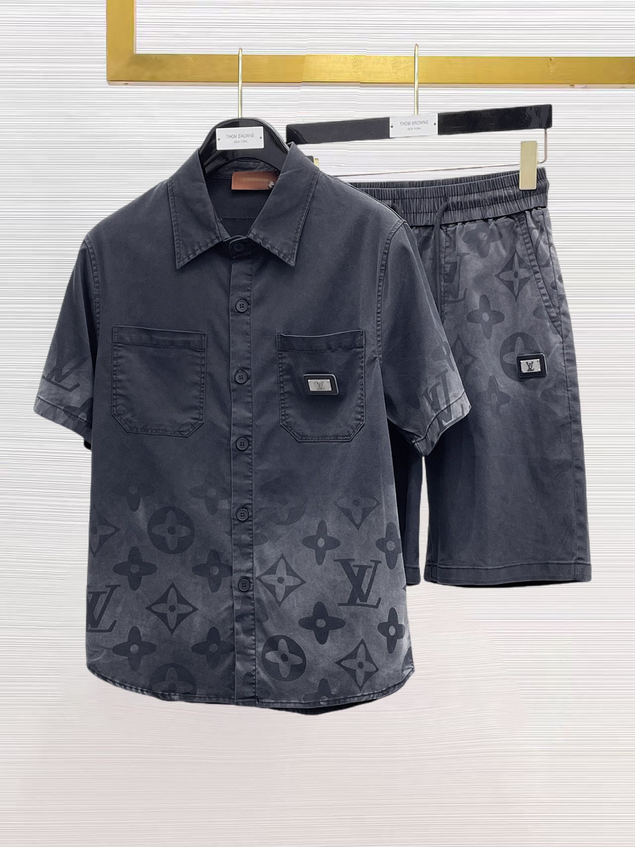 Short-Sleeve, Short-Pant, Collared Set