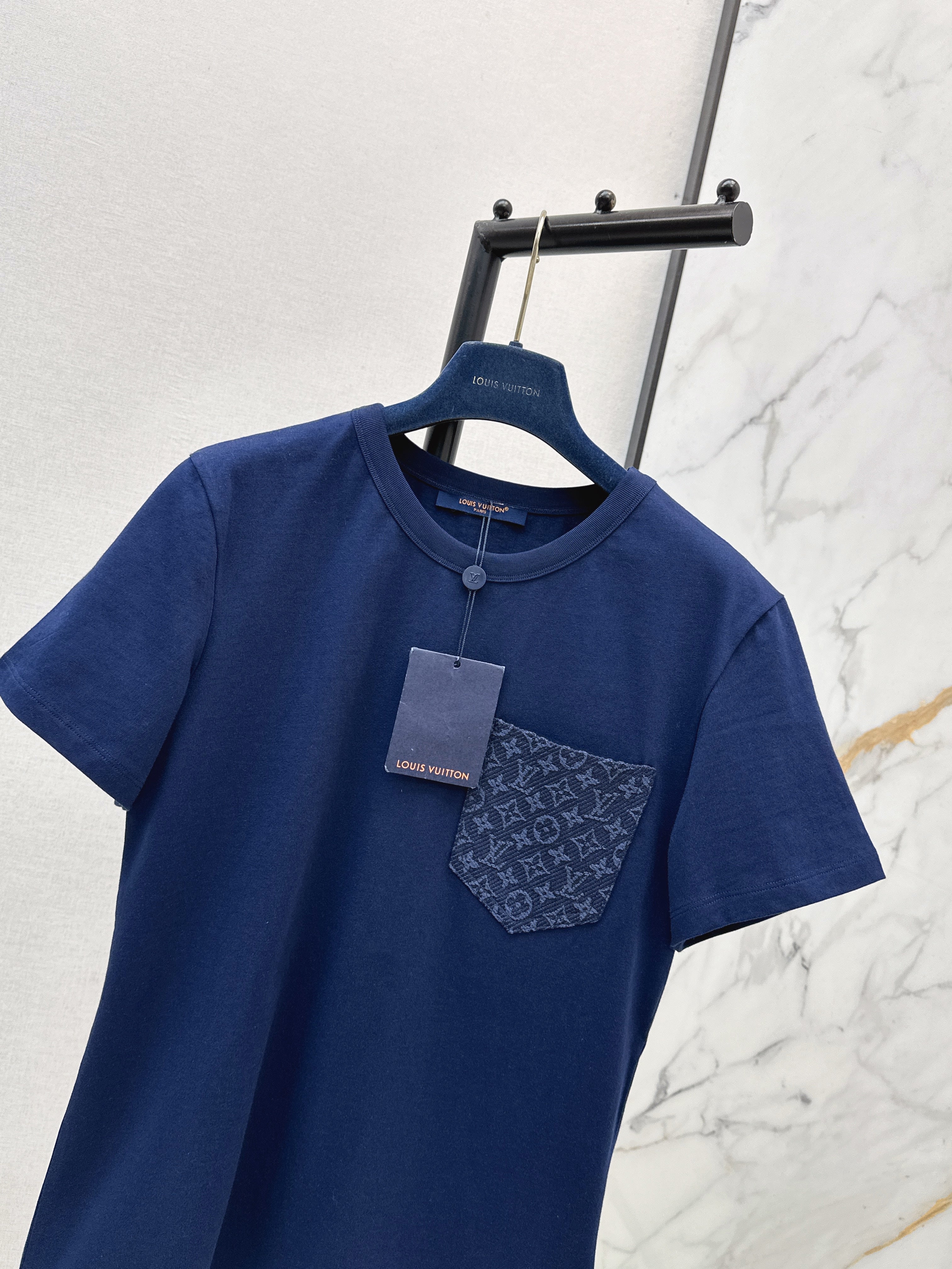 26SS Monogram Pocket-Detail Short-Sleeve T-Shirt