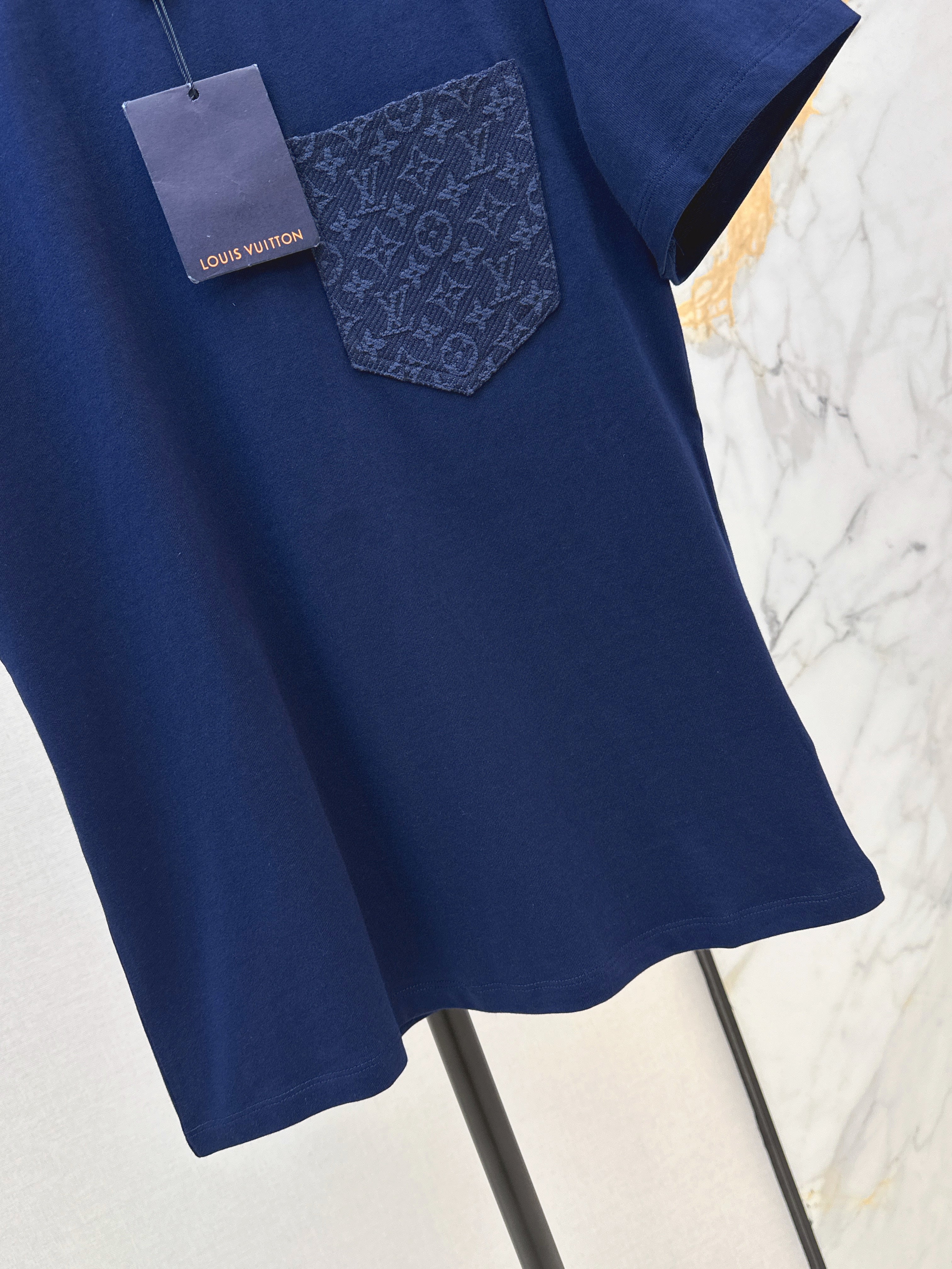 26SS Monogram Pocket-Detail Short-Sleeve T-Shirt