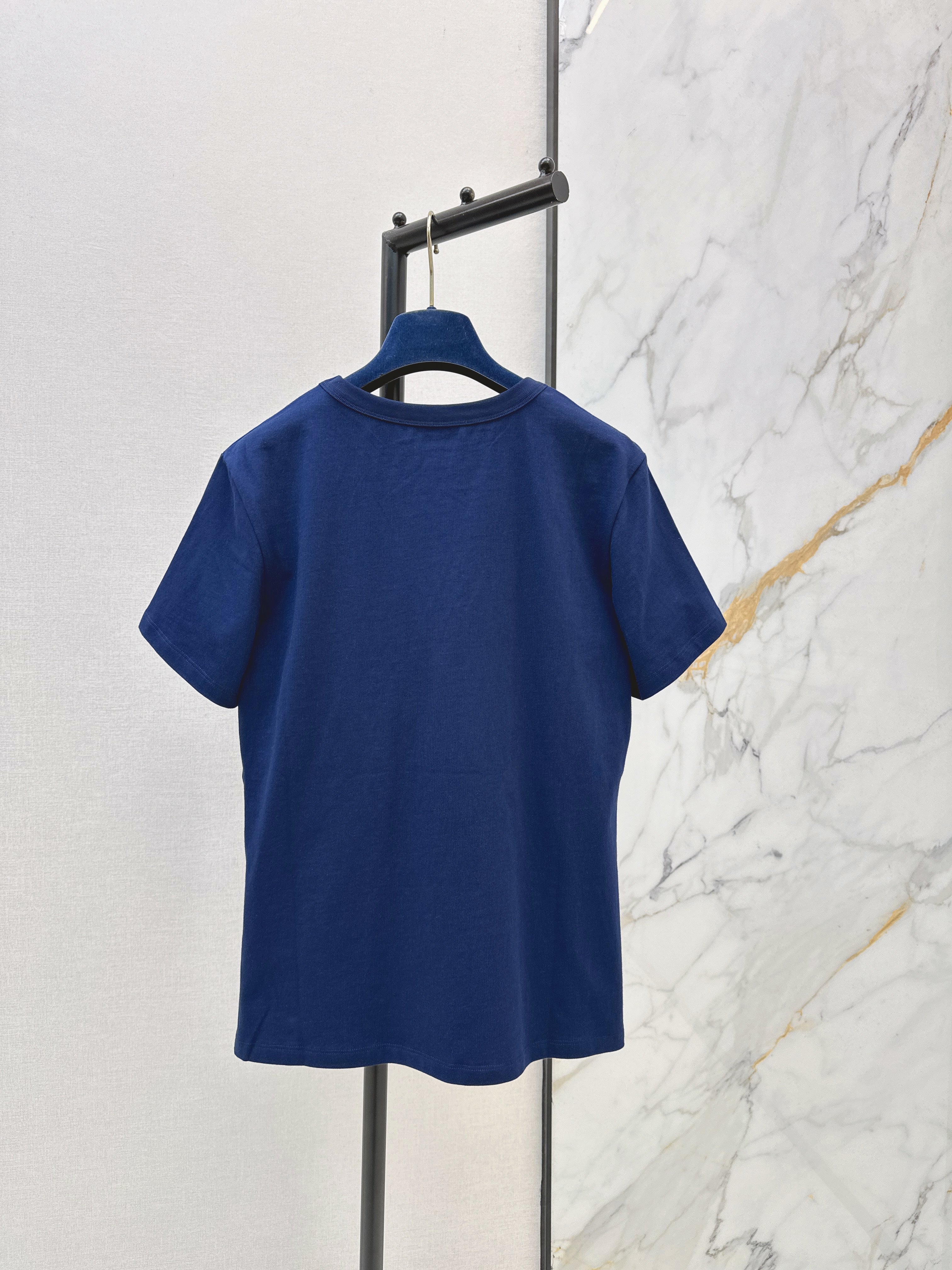 26SS Monogram Pocket-Detail Short-Sleeve T-Shirt