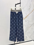 26SS — Monogram Straight-Leg Jeans