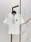 26SS New Vintage Style Knitted Short-Sleeve