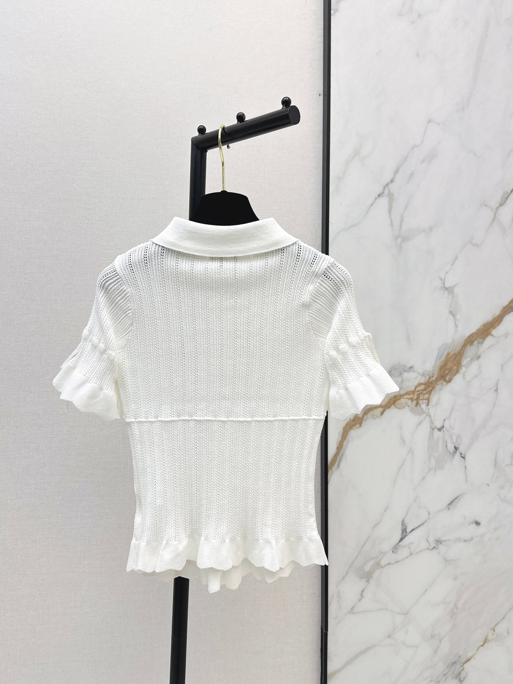 26SS New Vintage Style Knitted Short-Sleeve