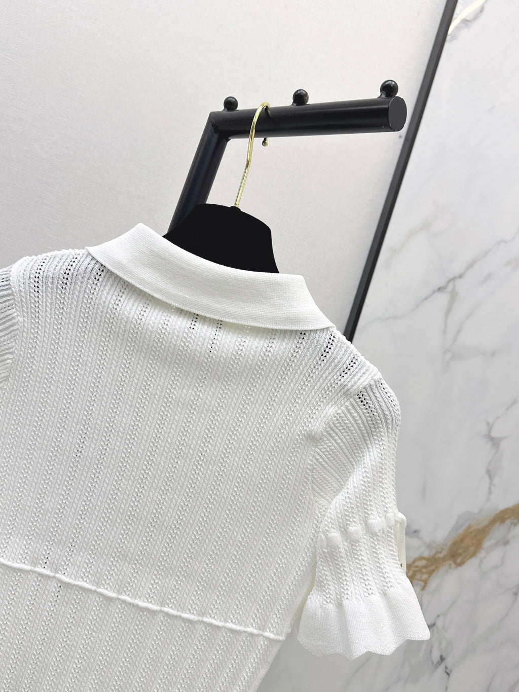 26SS New Vintage Style Knitted Short-Sleeve