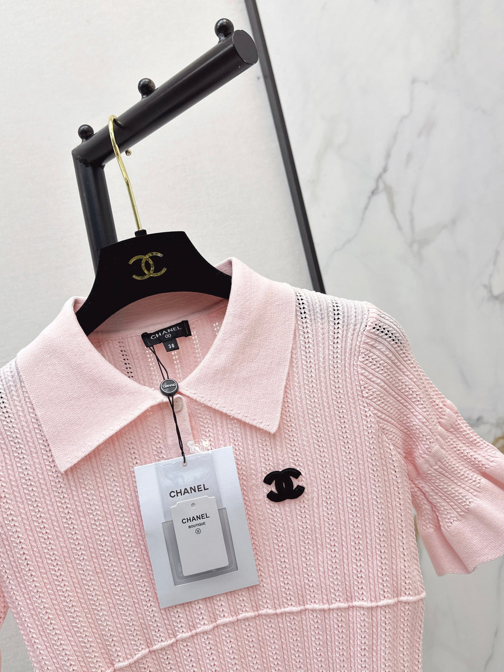 26SS New Vintage Style Knitted Short-Sleeve