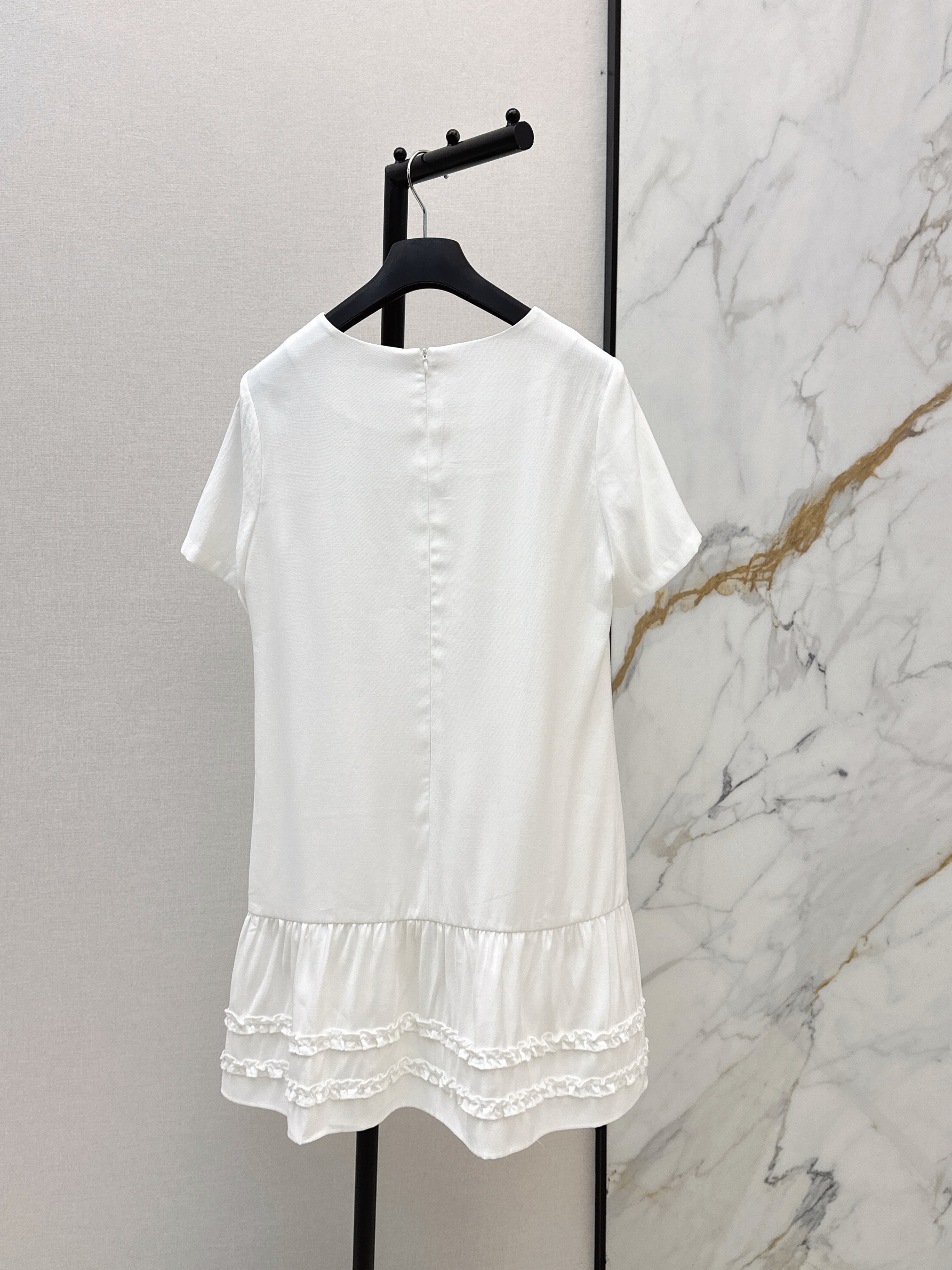 26SS — New Patchwork Design Straight Dress