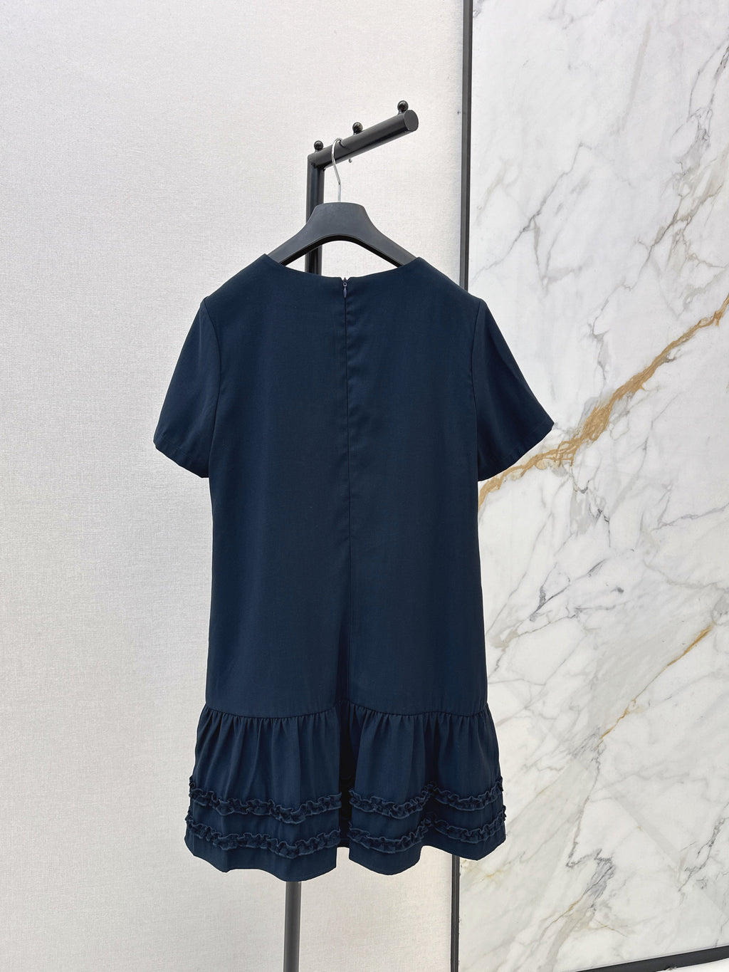 26SS — New Patchwork Design Straight Dress