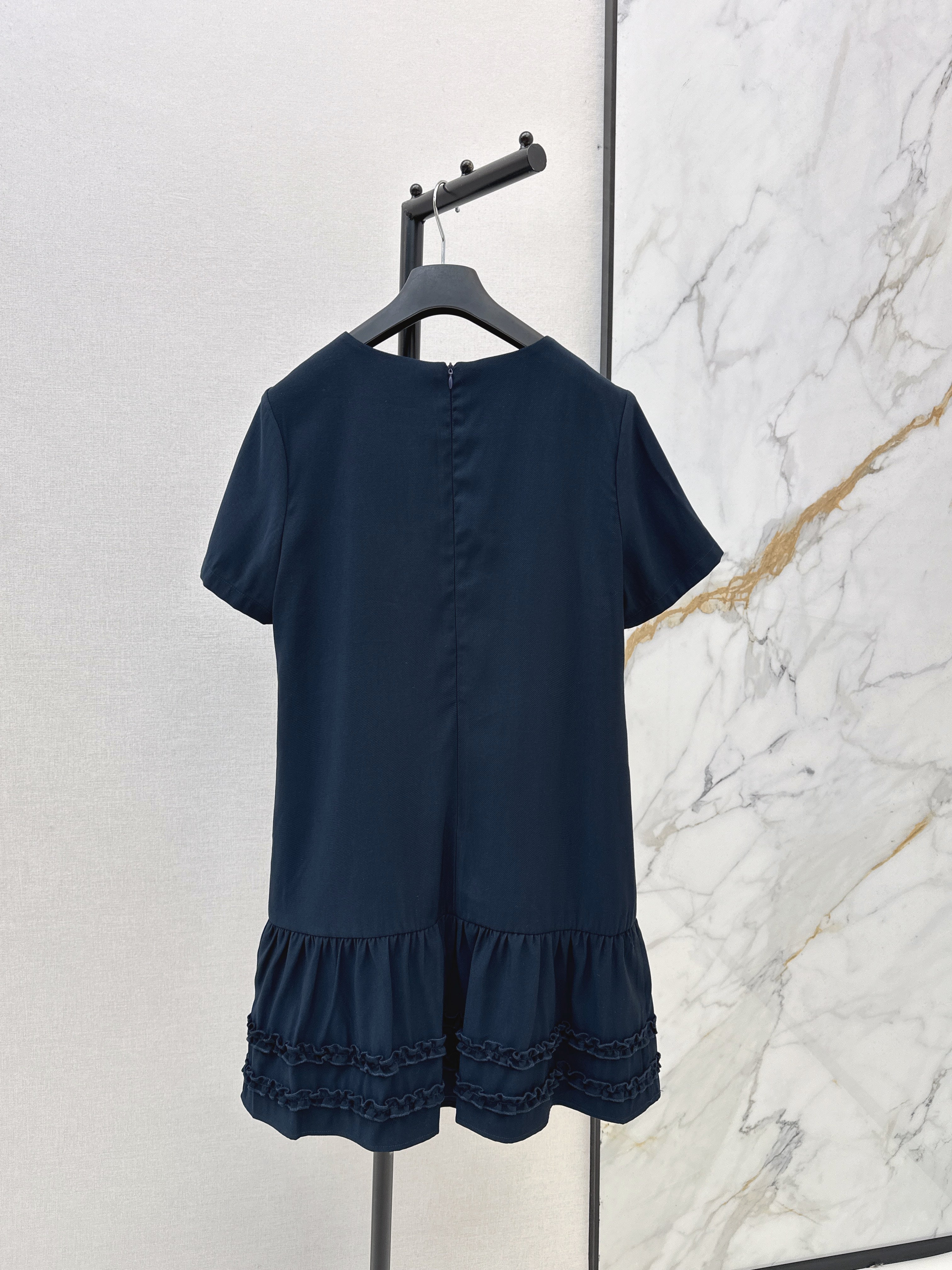 26SS — New Patchwork Design Straight Dress