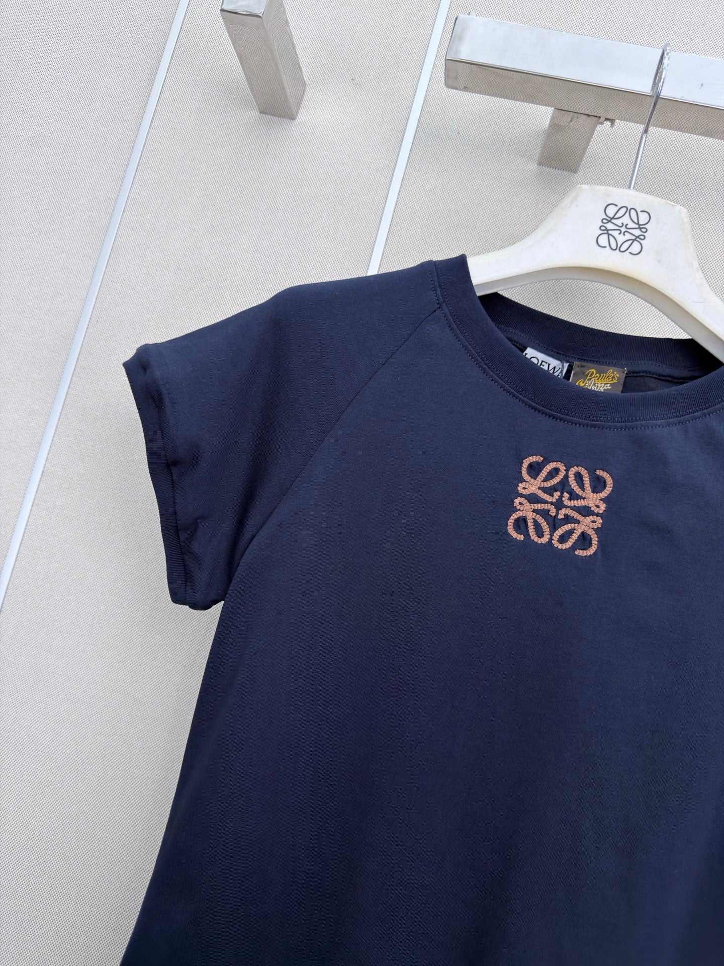 26 New Style Embroidered Crew-Neck Short-Sleeve Top