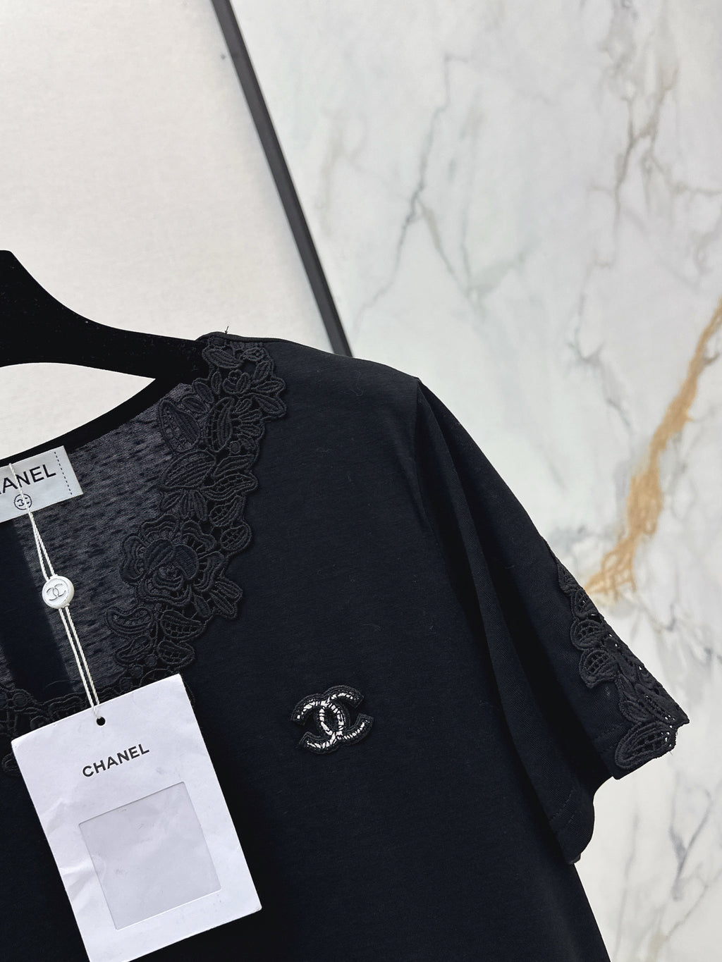 26SS — New Lace-Paneled Back T-Shirt