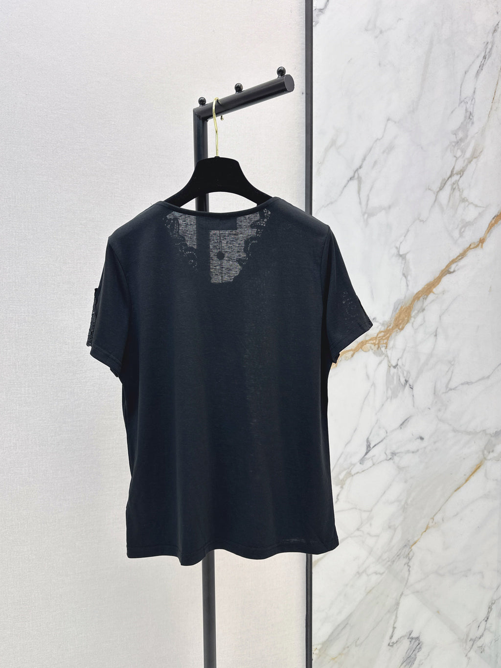 26SS — New Lace-Paneled Back T-Shirt