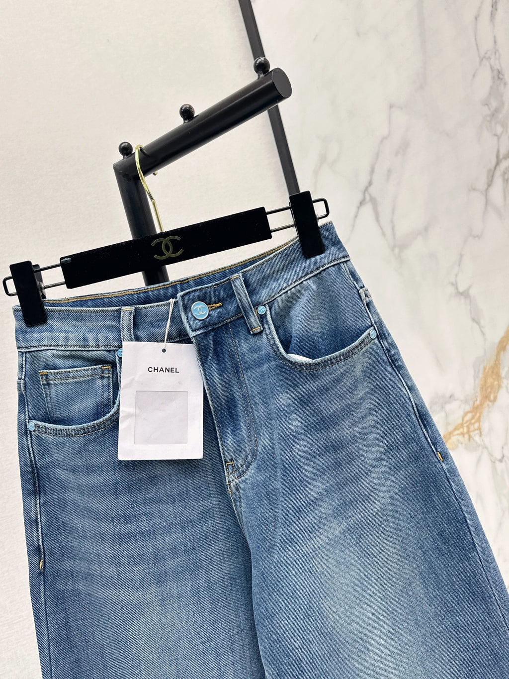 New straight leg jeans