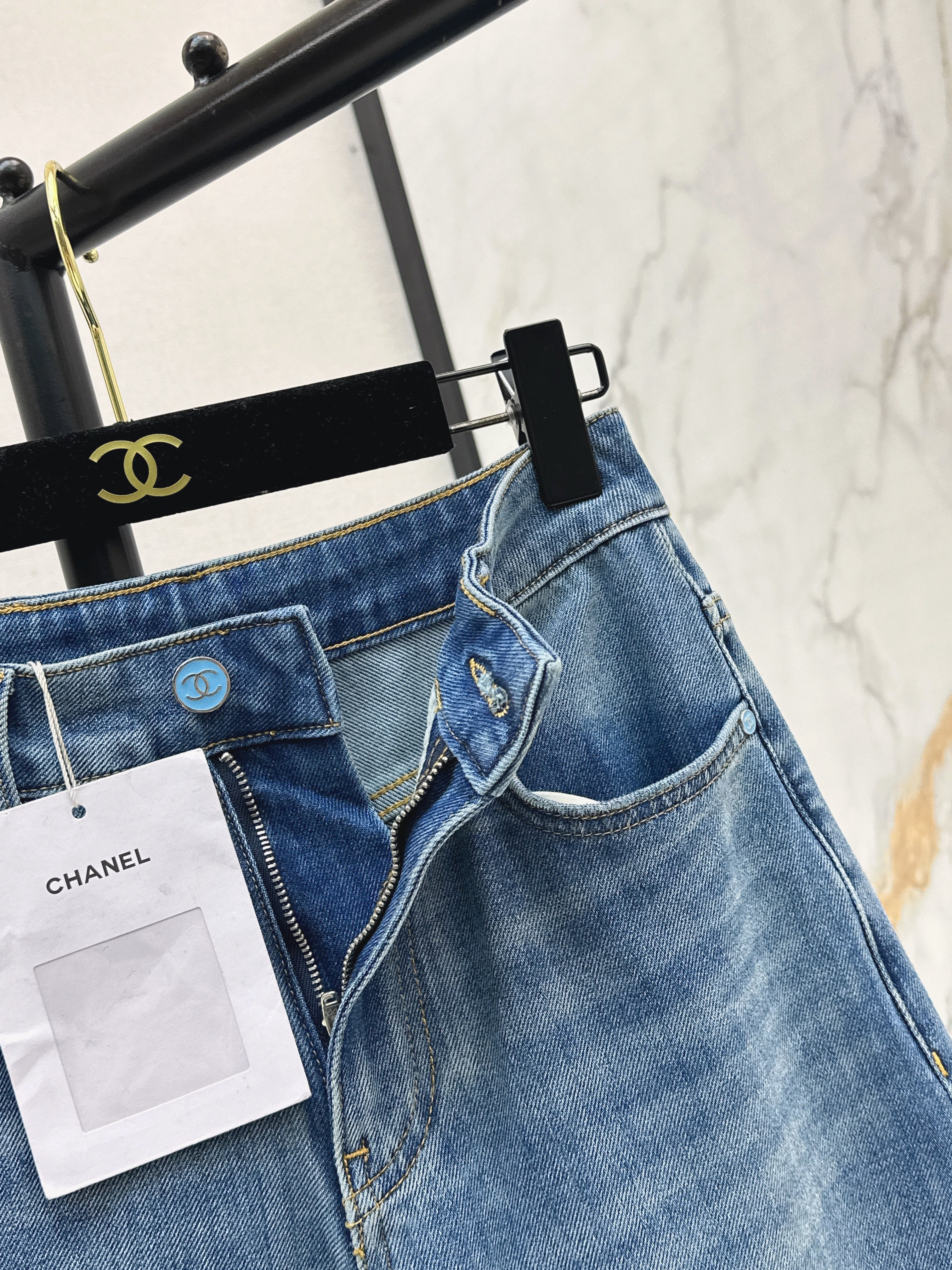 New straight leg jeans