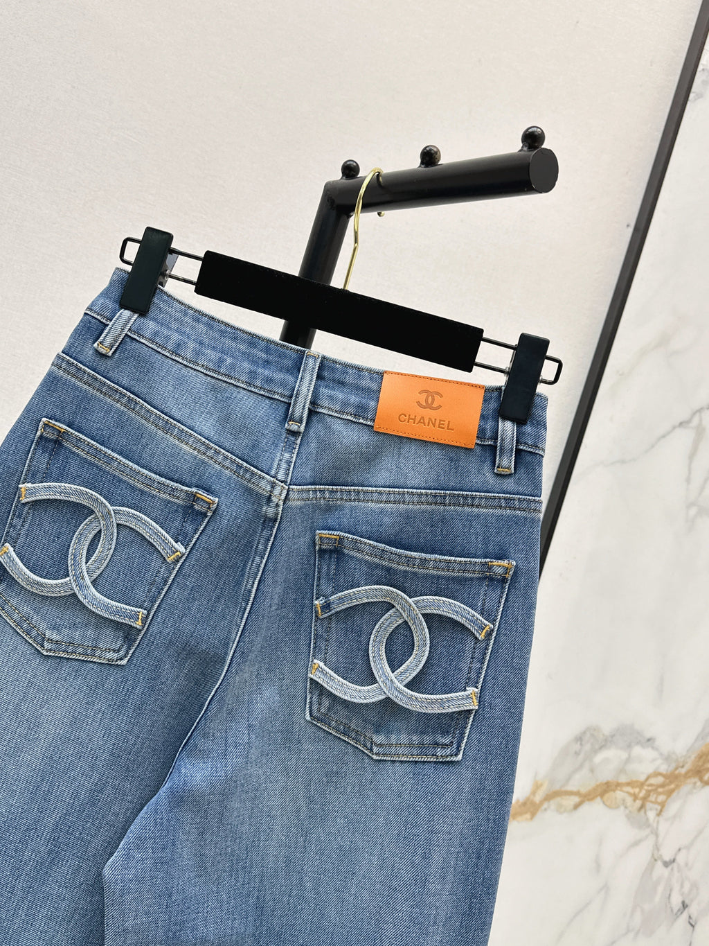 New straight leg jeans