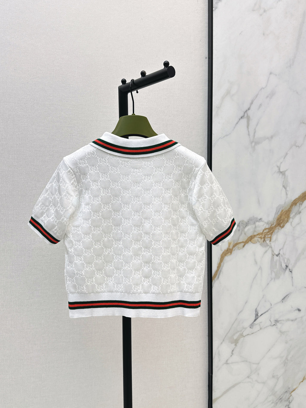 26SS - New Jacquard Polo Knit Sweater