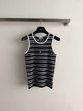 New striped knit vest