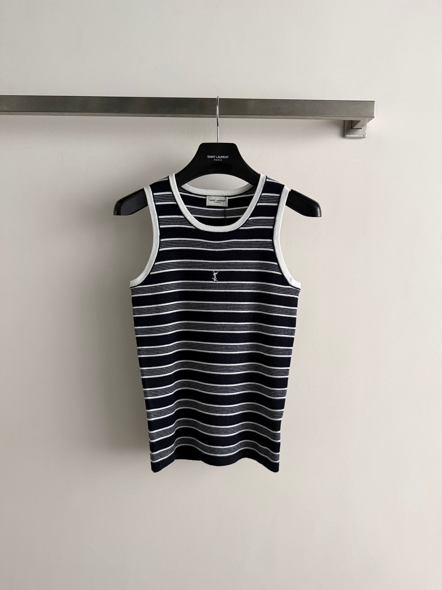 New striped knit vest