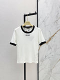 26SS - New Color-Blocked Trim Short-Sleeve Slim Fit