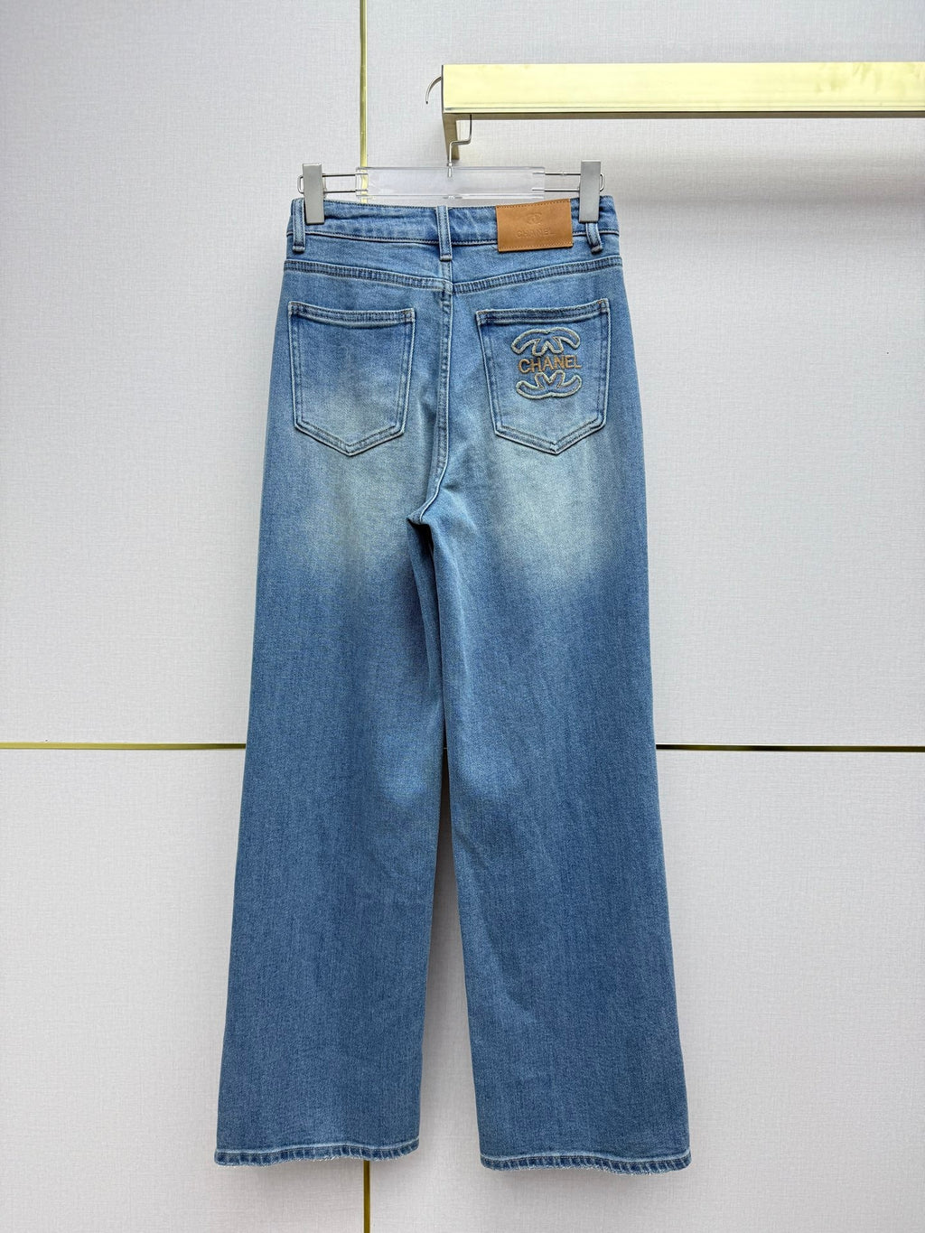 New straight-leg jeans