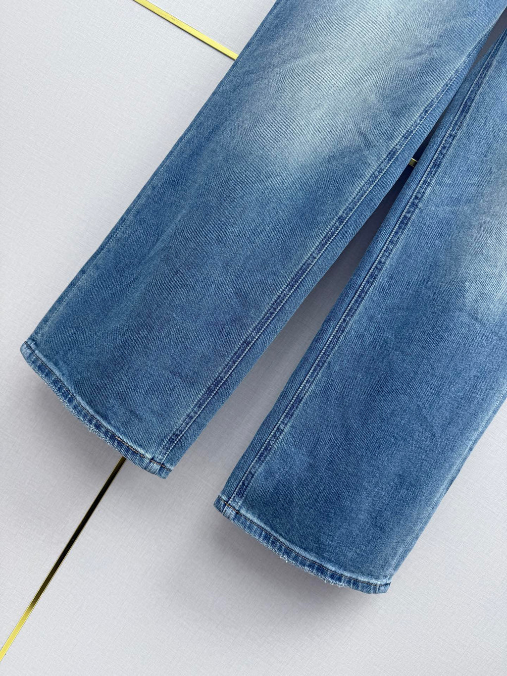 New straight-leg jeans